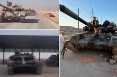 Lực lượng đối lập Syria thu được hàng loạt xe tăng T-90A