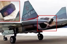 Tiêm kích Su-57 Nga bay với vòi phun động cơ giống F-22 Mỹ