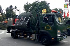 Phương tiện chuyên dụng hiện đại của lực lượng Công an Thủ đô sẵn sàng ứng phó mọi tình huống