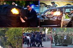 Choáng ngợp màn trình diễn bảo vệ yếu nhân, chống khủng bố của lực lượng Cảnh vệ CAND ở hồ Gươm