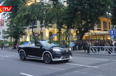 Gần 3.000 chiến sĩ Công an Hà Nội tổng duyệt diễu binh, diễu hành