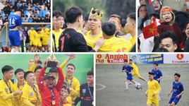 Khoảnh khắc đẹp trận chung kết giải bóng đá học sinh THPT Hà Nội 2024