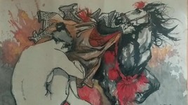 Mỗi bức tranh trao đi, gửi cái tình ở lại