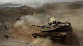 'Vua tăng' Merkava IV Israel bất ngờ nã đạn vào Syria