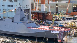 Hải quân Nhật Bản nhận khinh hạm Mogami với tốc độ 'nhanh chóng mặt'