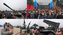 Hình ảnh ấn tượng ngày Triển lãm Quốc phòng quốc tế 2024 đón người dân tham quan
