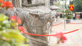 Chiêm ngưỡng cặp rồng đá vừa được công nhận Bảo vật quốc gia