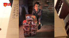 Nửa đêm "bủa lưới" bắt gọn đối tượng tàng trữ gần 20kg pháo 