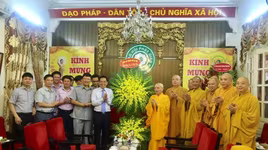 Công an Hà Nội chúc mừng Đại lễ Phật đản Trung ương Giáo hội Phật giáo Việt Nam