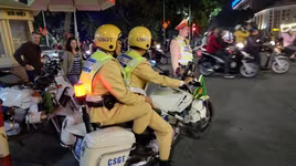 Công an Hà Nội ứng trực 100 % quân số đảm bảo bình yên cho đêm ăn mừng chiến tích kỳ diệu của U23 Việt Nam