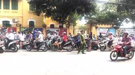 Đường thông thoáng, thí sinh yên tâm đến phòng thi