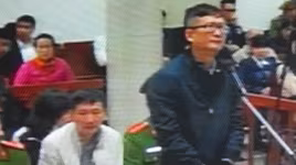 Phiên toà  xét xử Trịnh Xuân Thanh trong vụ tham ô tài sản tại PVP Land