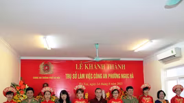 Niềm vui của cán bộ chiến sỹ và nhân dân phường Ngọc Hà