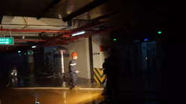 Diễn tập phương án chữa cháy ở độ sâu 5 mét