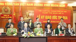 Hội Luật gia TP. Hà Nội:  Ký giao ước thi đua Cụm thi đua số III