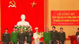 Công bố Quyết định bổ nhiệm Thứ trưởng Bộ Công an đối với Thiếu tướng Nguyễn Văn Sơn