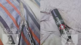 Mang giáo, bình xịt hơi cay đi cướp