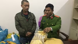 Phát hiện 4 tạ ruốc siêu rẻ trộn bột mì