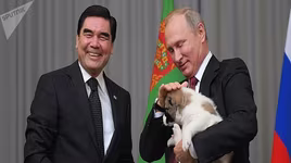Xem Tổng thống Turkmenistan tặng ông Putin món quà đặc biệt