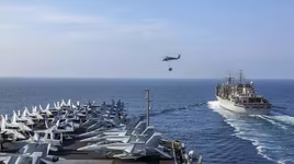 Căng thẳng gia tăng với Iran, Mỹ duy trì cùng lúc 2 tàu sân bay ở Trung Đông