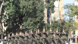 Hội thi điều lệnh CAND ở Học viện An ninh nhân dân 