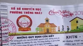 Phường phát hành vé số khuyến học dịp Tết, thị xã yêu cầu thu hồi