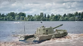 Hé lộ loại pháo tự hành mới của lính dù Nga