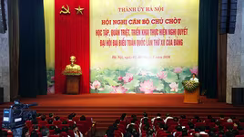 Hà Nội: Sớm đưa Nghị quyết Đại hội Đảng toàn quốc lần thứ XII vào cuộc sống