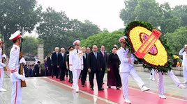 Lãnh đạo Đảng, Nhà nước, TP Hà Nội dâng hương tưởng nhớ công lao các anh hùng, liệt sỹ