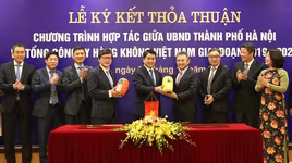 Hà Nội hợp tác với Việt Nam Airlines quảng bá du lịch Thủ đô ra toàn thế giới