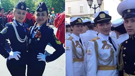 Những nữ quân nhân Nga xinh đẹp trong lễ diễu binh 9-5