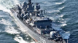 Video tàu khu trục Mỹ suýt va vào tàu chiến Nga tại Địa Trung Hải