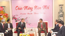 Thứ trưởng Bộ Công an Phạm Dũng tiếp đoàn Giáo hội các Thánh hữu Ngày  sau chúa Giêsu Kitô