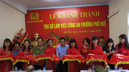 CATP Hà Nội khánh thành trụ sở Công an phường Phố Huế