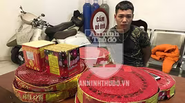 "Người vận chuyển" nhận 30 triệu đồng để "ôm" pháo về Hà Nội tiêu thụ