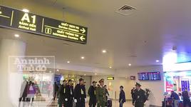 [Ảnh] Sân bay Nội Bài "nóng" trước giờ đón Tổng thống Mỹ Donal Trump tới Hà Nội