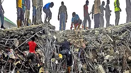 Sập nhà thờ tại Nigeria, ít nhất 160 người thiệt mạng