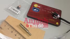 Cận cảnh những thiết bị gian lận thi cử tinh vi vừa bị phát hiện