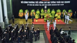 Xúc động lễ viếng Chủ tịch nước Trần Đại Quang