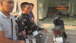 [CLIP] Cảnh sát Hình sự đặc nhiệm quật ngã tên trộm xe SH "như trong phim"