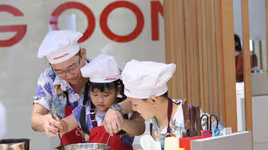 Gắn kết gia đình với "Công thức hạnh phúc" tại Ajinomoto Cooking Studio
