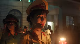 Những ngọn nến tri ân các anh hùng liệt sỹ Công an Hà Nội