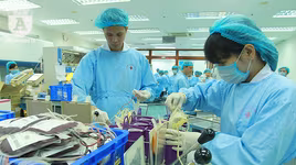 Cận cảnh nơi điều chế máu lớn nhất Việt Nam