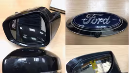 Tìm chủ xe ô tô bị trộm "vặt" gương và logo