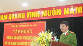 Bồi dưỡng kiến thức, kỹ năng cho lực lượng tuyên truyền phòng cháy, cứu hộ