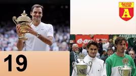 13 bại tướng từ 10 quốc gia trong 19 lần vô địch của thiên tài Roger Federer