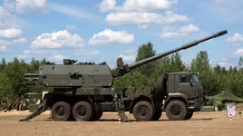 [ẢNH] Vì sao pháo tự hành bánh lốp Koalitsiya-SV-KSh của Nga cực mạnh nhưng vẫn ế ẩm?