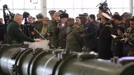 [ẢNH] Tình báo Mỹ tố cáo tên lửa hành trình 9M729 Nga trưng bày là "hàng giả"