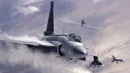 [ẢNH] Tiêm kích JF-17 Thunder Block 3 của Pakistan vượt trội cả Su-30MKI Ấn Độ