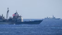 [ẢNH] Tàu trinh sát điện tử Trung Quốc "chen ngang" cuộc tập trận cực lớn của Mỹ và đồng minh